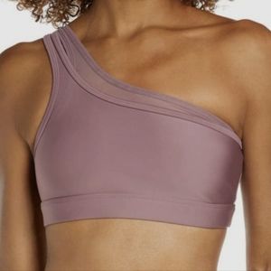 Alo Yoga Airlift Excite Bra One Shoulder Woodrose XS